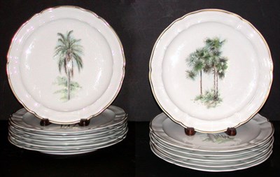 Lot 170 - Set of Twelve Limoges Dinner Plates In the...