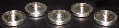 Lot 133 - Group of Six Modern Irish Silver Candlesticks...