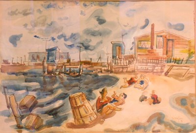Lot 3072 - Chaim Gross American, 1904-1991 PROVINCETOWN...