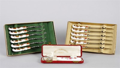 Lot 4009 - Royal Crown Derby Boxed Set of Six Porcelain...