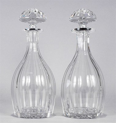 Lot 4013 - Pair of Baccarat Style Crystal Decanters...