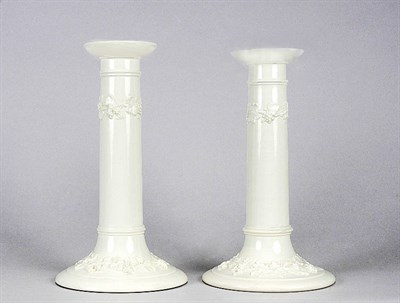 Lot 4014 - Pair of Wedgwood Cream Queens Ware...
