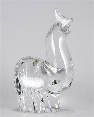 Lot 4040 - Orrefors Crystal Chanticleer Height 8 3/4 inches.