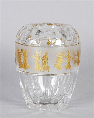 Lot 4049 - Val St. Lambert Gilt Decorated Glass Vase...
