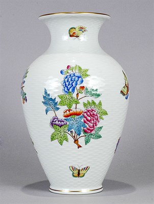 Lot 4064 - Herend Porcelain Vase Height 9 inches.