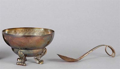 Lot 4080 - Georg Jensen Silver Footed Bowl and Spoon...