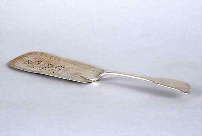 Lot 4096 - Georgian Silver Fish Slice Length 11 1/4...