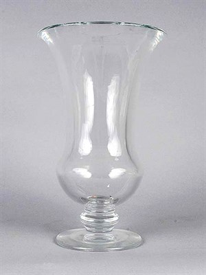 Lot 4107 - Baccarat Crystal Vase Height 10 3/4 inches.