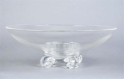 Lot 4111 - Steuben Glass Bowl Height 3 7/8 inches,...