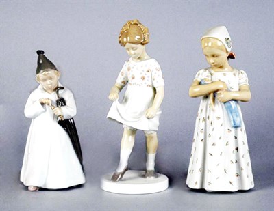 Lot 4114 - Three Bing & Grondahl Porcelain Figures...