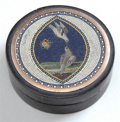 Lot 2602 - Italian Trinket Box with Micromosaic Plaque Of...