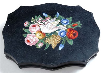 Lot 2103 - Italian Micromosaic Weight Of cartouche form,...