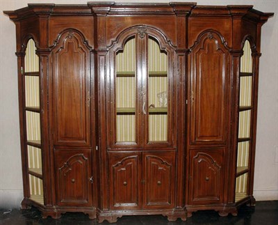 Lot 127 - Italian Baroque Style Mahogany Bibliotheque...