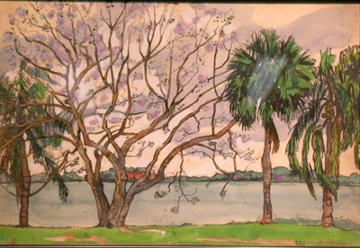 Lot 1278 - Jane Peterson 1876-1965 PALMS - LAKELAND,...