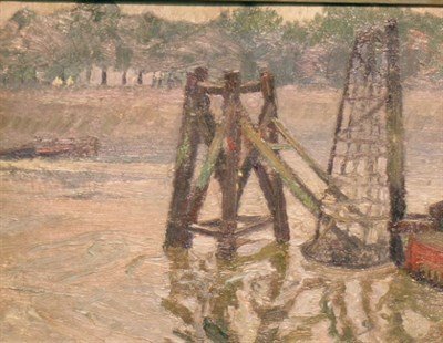 Lot 1263 - Richard Hayley Lever 1876-1958 BARGES AND...