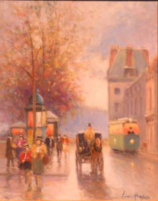Lot 53 - Luciano Rampaso Italian, b.1936 STREET IN...