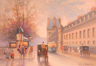 Lot 51 - Luciano Rampaso Italian, b.1936 LOUVRE Signed...