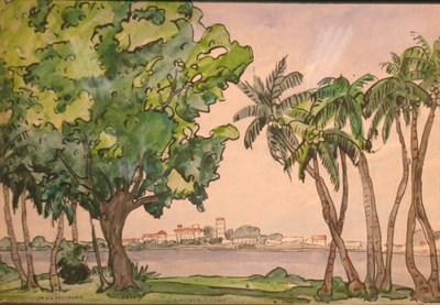 Lot 1050 - Jane Peterson 1876-1965 SOUTH FLORIDA...
