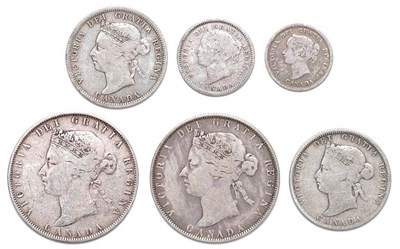Lot 2304 - CANADA: Approximately One Hundred Ninety-Two Coins, 1858 to 1892