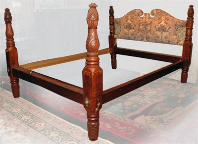 Lot 3638 - American Mahogany Low Post Bed