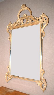 Lot 3532 - Italian Rococo Style Gilt Wood Mirror Height...