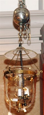 Lot 3506 - Glass Hall Lantern