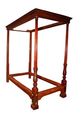 Lot 3368 - Georgian Style Mahogany Poster Bed Height 7...