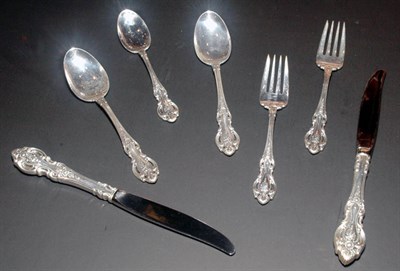 Lot 3428 - Wallace Sterling Silver Flatware Service In...