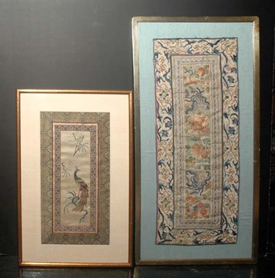 Lot 3499 - Group of Eleven Framed Chinese Textiles