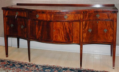 Lot 2311 - Federal Inlaid Mahogany Sideboard 19th Century...