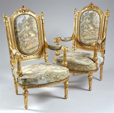 Lot 2610 - Pair of Transitional Louis XV/XVI Style...