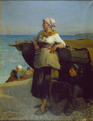 Lot 1114 - Pierre Billet French, 1837-1922 WAITING FOR...