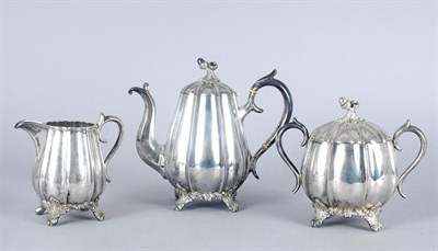 Lot 3444 - R & W Wilson Silver Three-Piece Coffee Service...