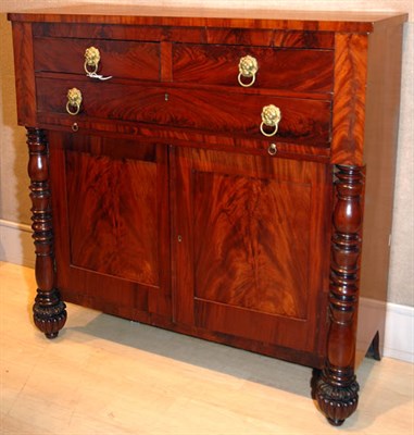 Lot 3364 - American Empire Mahogany Buffet Height 48 1/2...