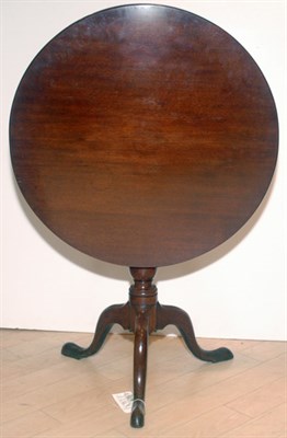 Lot 329 - Georgian Style Mahogany Tilt-Top Table Height...
