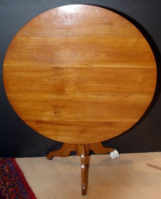 Lot 313 - Georgian Style Fruitwood Tilt-Top Table Height...