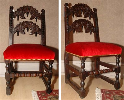 Lot 270 - Two Walnut Yorkshire Chairs