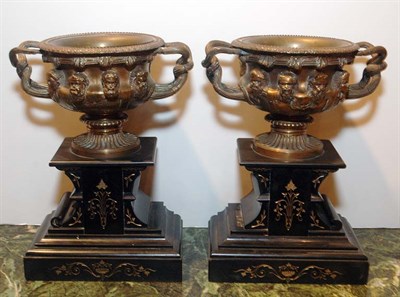 Lot 2305 - Pair of Gilt-Bronze Models of the Albani Vase...