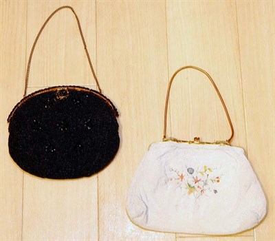 Lot 3558 - Two Vintage Beaded Purses