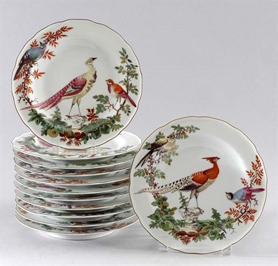 Lot 450 - Twelve Mottahedeh Porcelain Dessert Plates...
