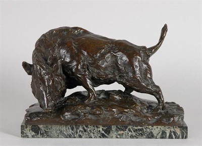 Lot 2456 - Patinated-Bronze Figure After a model by...