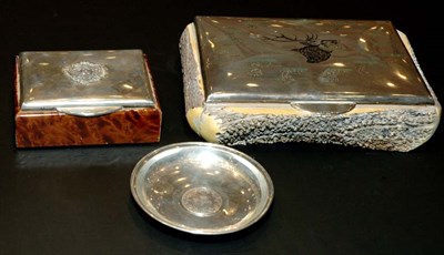 Lot 358 - Group of Six Small Silver Items Including two...