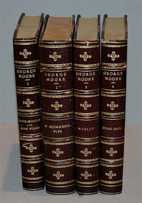 Lot 504 - [BINDINGS] MOORE, GEORGE Collected Works 21...