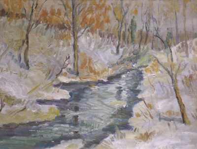 Lot 1233 - Walter Emerson Baum 1884-1956 EASTON, WINTER...