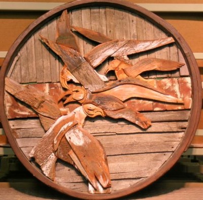 Lot 23 - Bernard Langlais American, 1923-1977 LARUS...