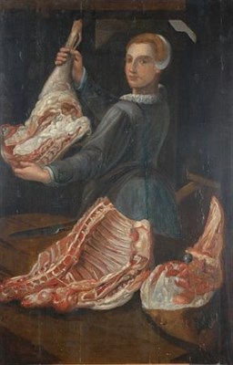 Lot 51 - After Joachim Beuckelaer AT THE BUTCHER AND...