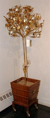 Lot 3179 - Gilt and Silvered Metal Tree and Jardiniere...