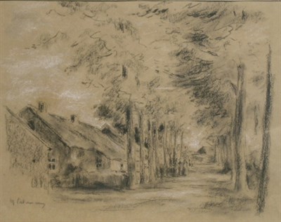 Lot 1128 - Max Liebermann German, 1847-1935 WEG IM DORF...