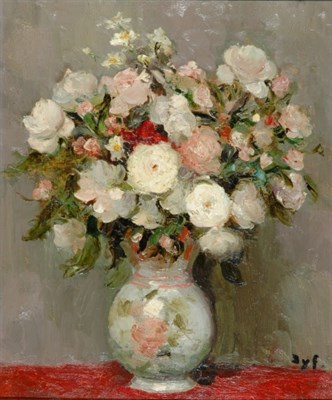 Lot 1140 - Marcel Dyf French, 1899-1985 FLORAL STILL LIFE...