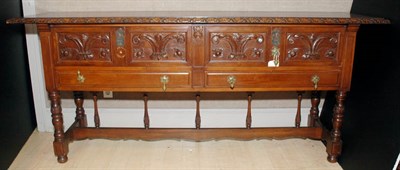 Lot 173 - Spanish Baroque Style Mahogany Sideboard...